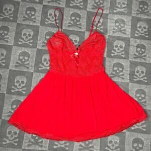 Y2k babydoll lingerie top